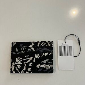 Vera Bradley Black and White Key Card Holder